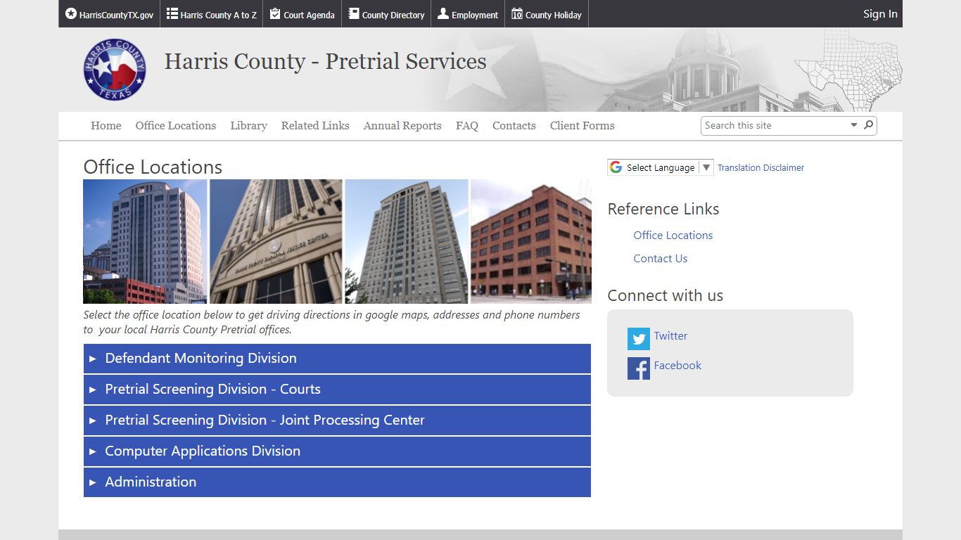 Office Locations - Harris County, Texas